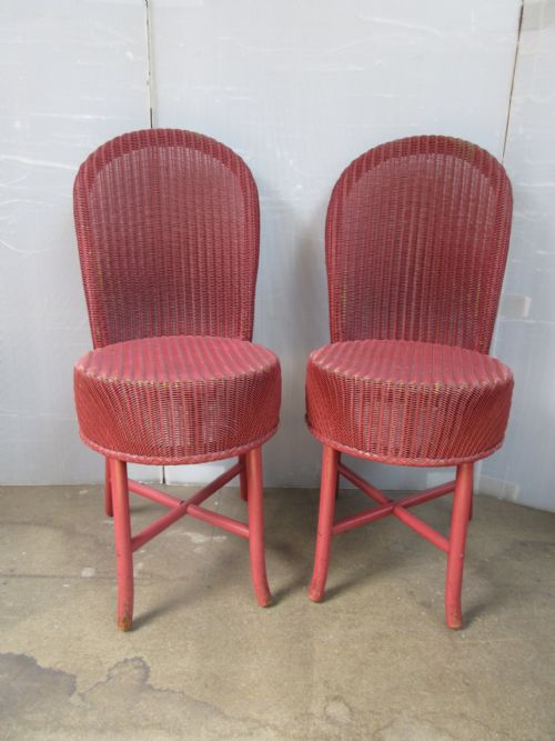 Pair of Lloyd Loom Chairs