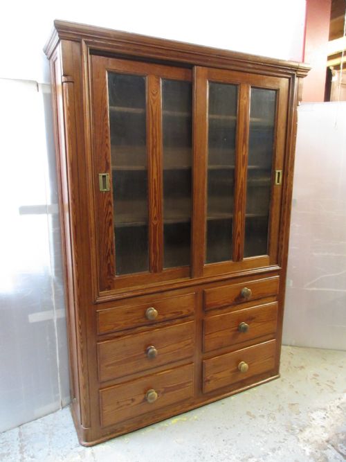 Pitch Pine Kitchen Cupboard