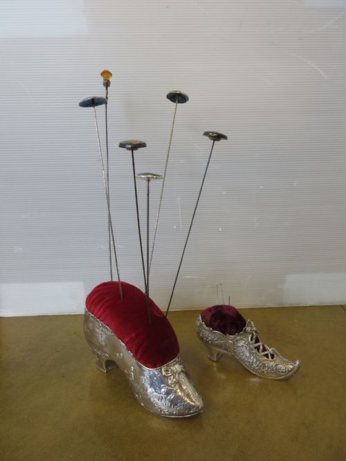 Extra Large Silver Pin Cushion