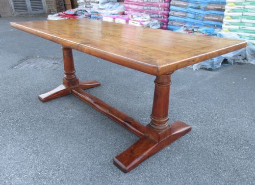 Yew Wood Refectory Table