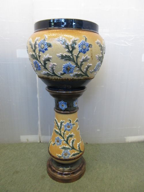 Doulton Jardiniere on Stand