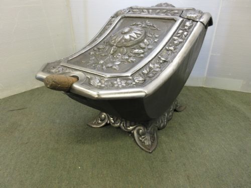 Quality 19th Century Cast Iron Coal Hod