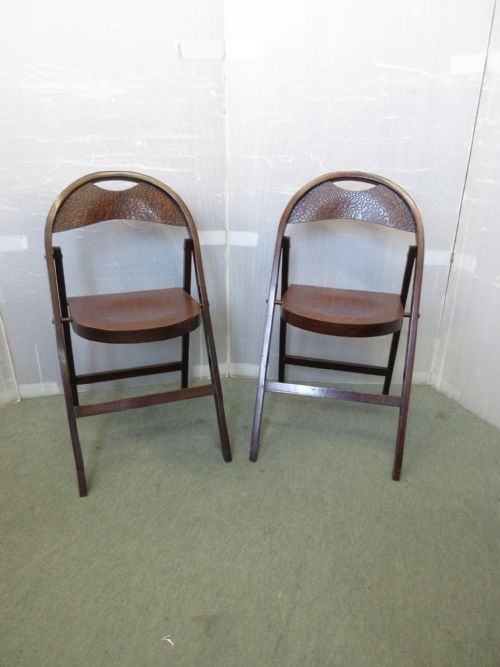 Pair of Bentwood Folding Chairs