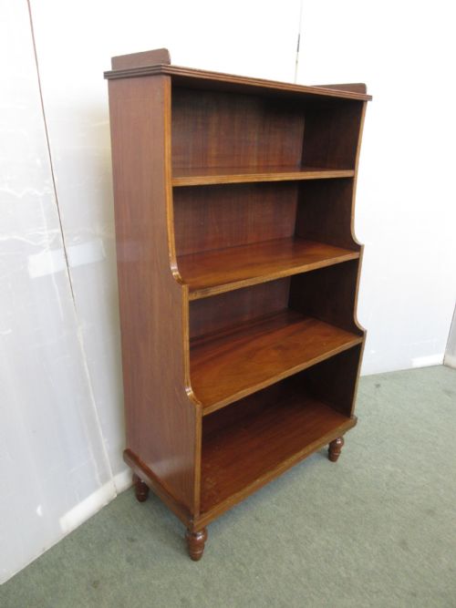 Inlaid  Waterfall Bookshelves