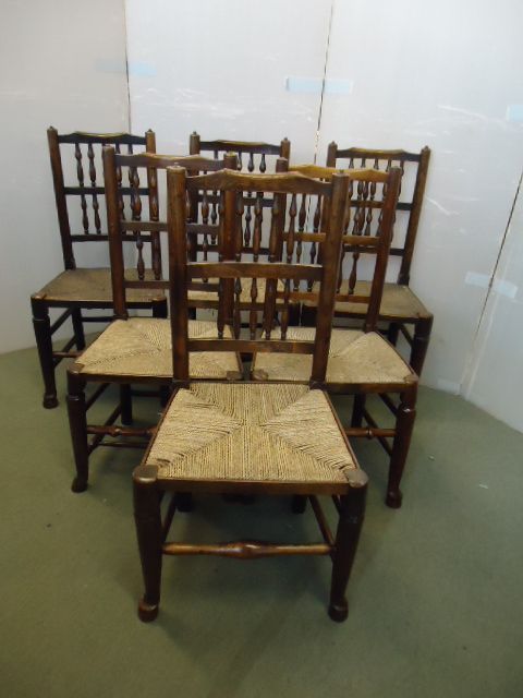 6 Period Spindle Back Chairs
