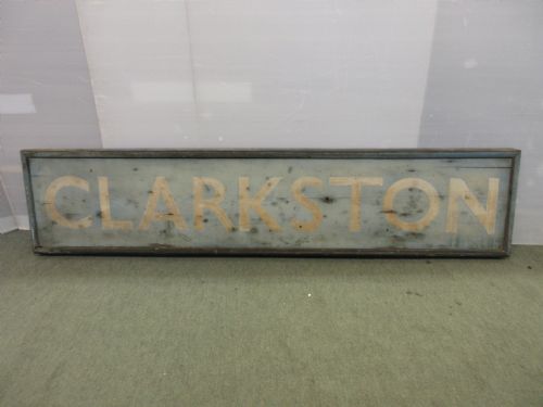 Clarkston Signal Box Sign