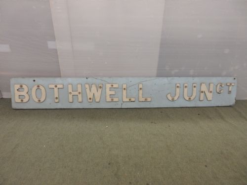 Bothwell Junction Signal Box Sign