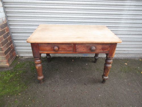 2 Drawer Scrub Top Table