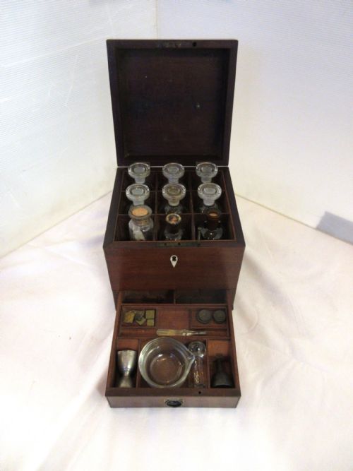 Mahogany Apothecary Box