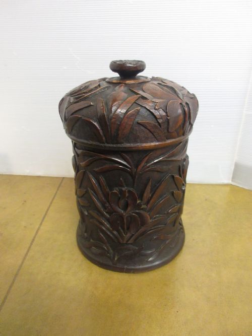 Carved Box & Lid