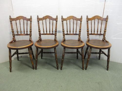 Set 4 Victorian Chairs