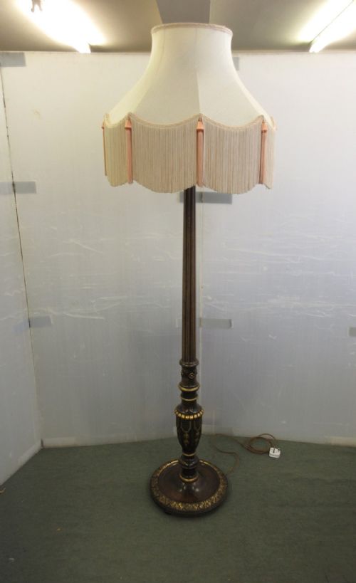 Quality Mahogany Standard Lamp