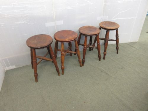 Four 19th Century Stools