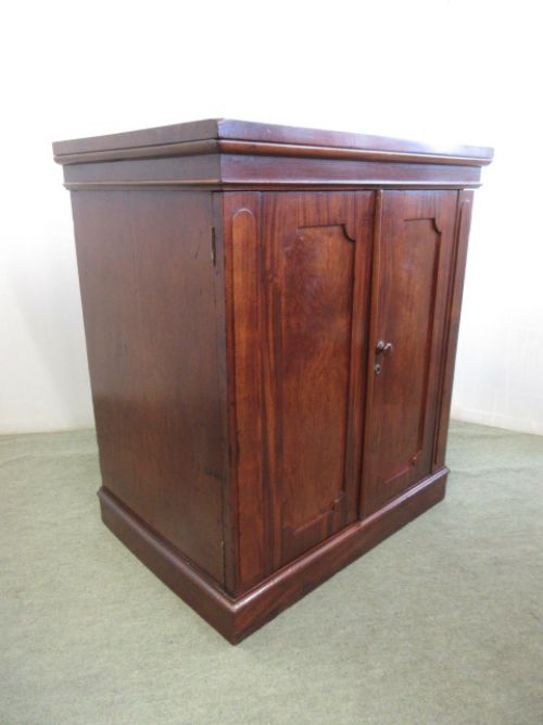 Mahogany Collectors Cabinet