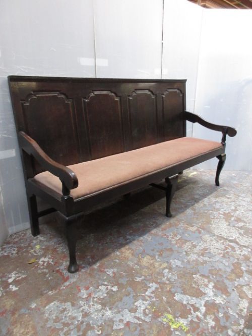 George III Oak Settle