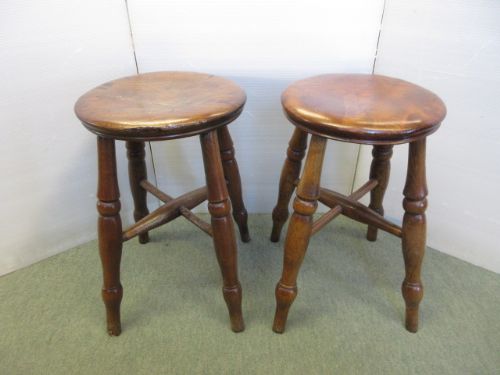 Pair of Victorian Pub Stools