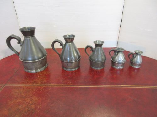 Set of 5 Irish Haystack Measures