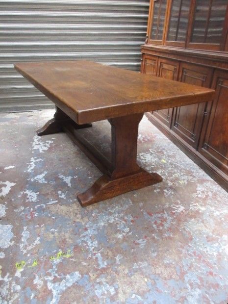 Large Oak Refectory Table