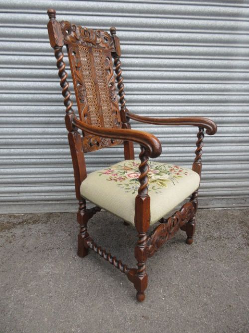 fig 1. Superb Set 8 Oak Chairs