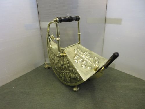 Superb Brass Coal Bucket