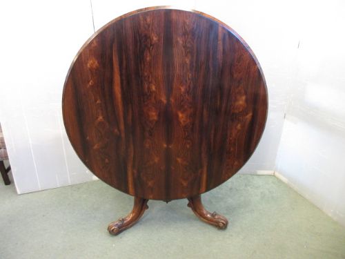 Rosewood Pedestal Table