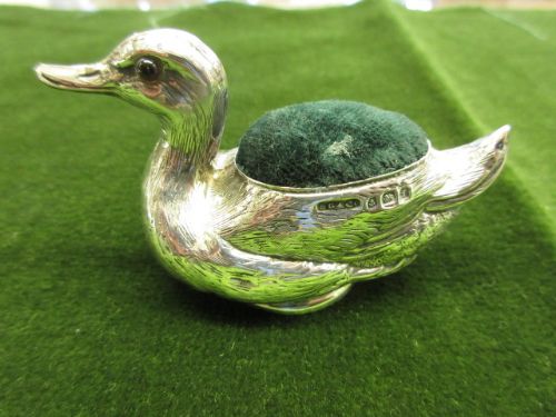 Edwardian Silver Pin Cushion