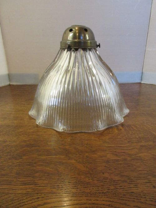 Large Hallophane Shade & Fitting