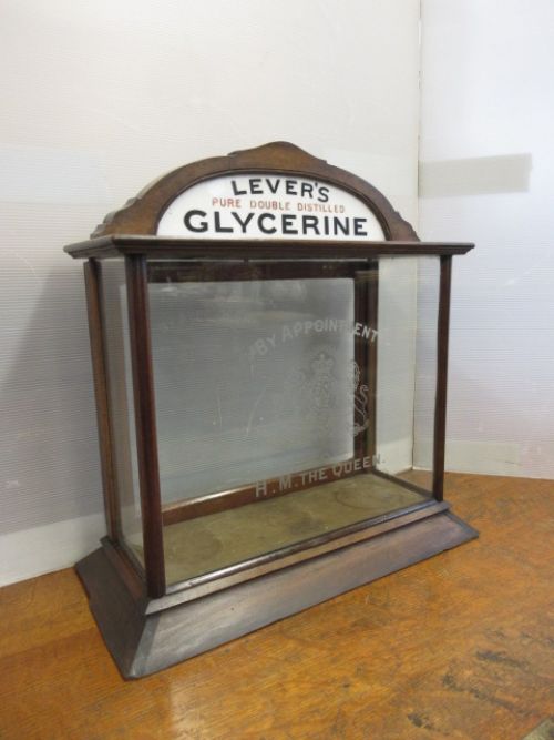 Levers Glycerine Display Cabinet