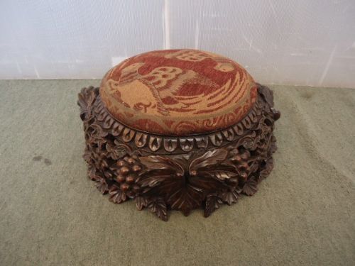 Quality Carved Footstool