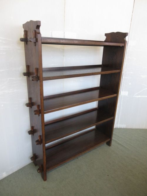 Open Oak Bookshelf