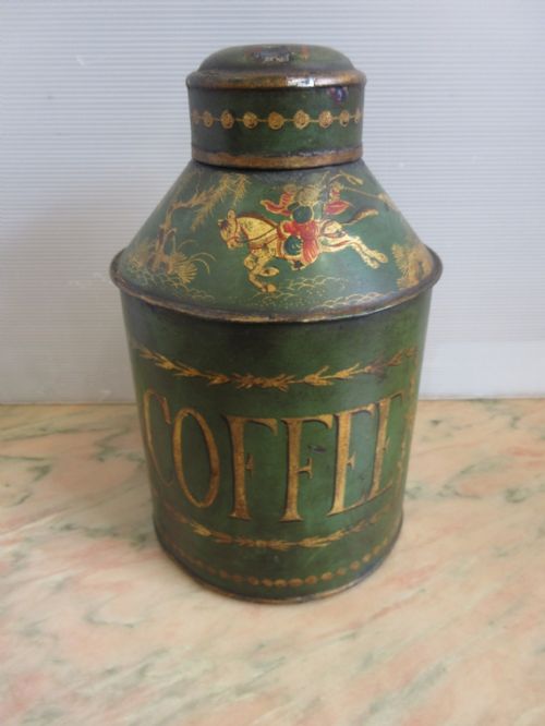 Toleware Coffee Tin