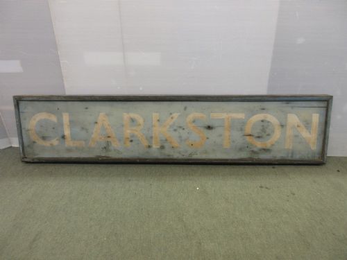 Clarkston Signal Box Sign