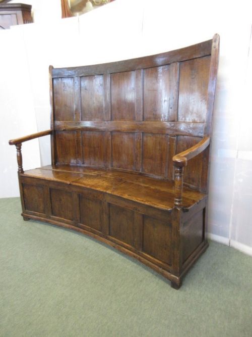 Period Oak Welsh Settle