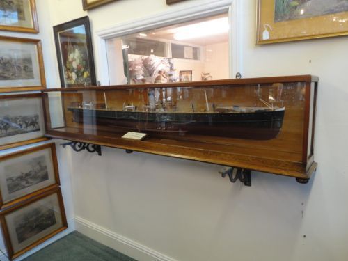 Half Hull Scale Model of T.s.s Snowdon 1902