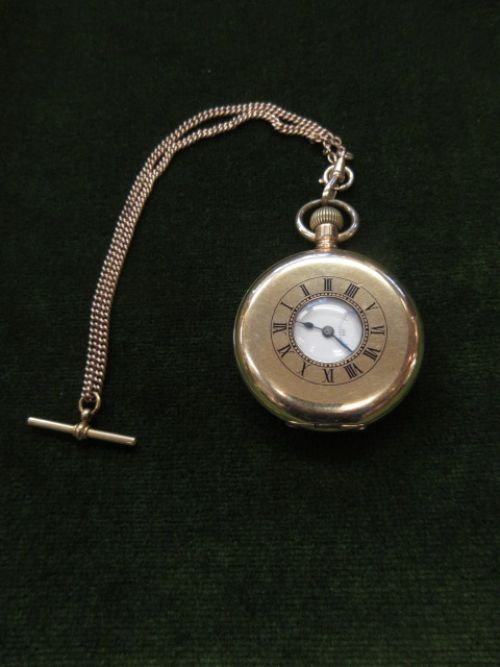1/2 Hunter Watch & Chain
