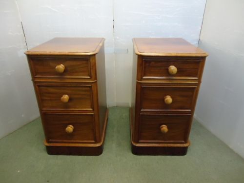 Pair of Mahogany Chests