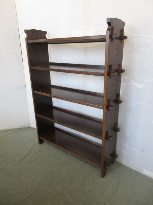 Open Oak Bookshelf