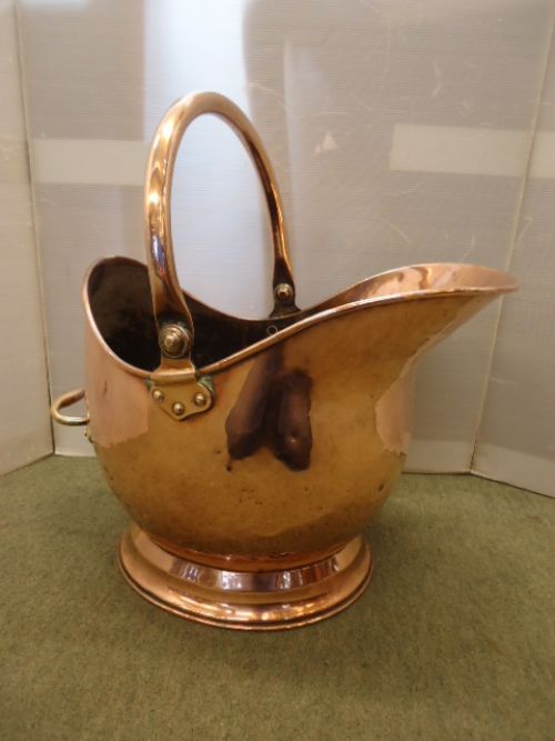 Traditional Copper Coal Helmet