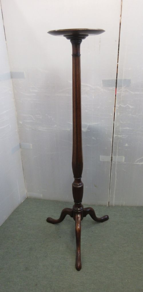 Mahogany Torchere