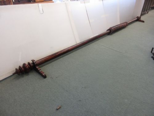 Superb Mahogany Curtain Pole