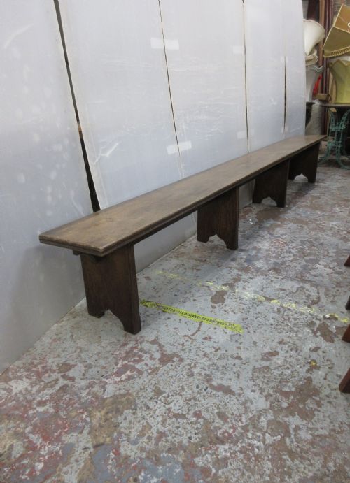 Extra Long Oak Bench