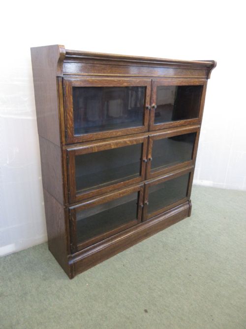 Minty Oak 3 Heights Bookcase