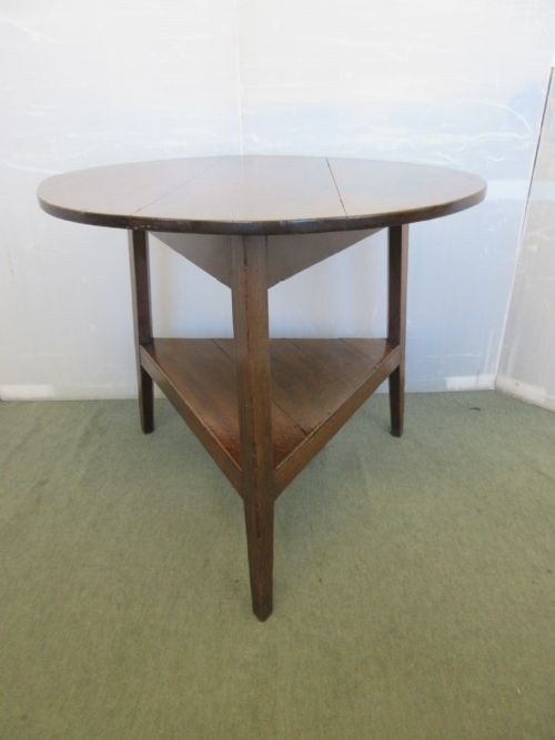 Period Oak Cricket Table