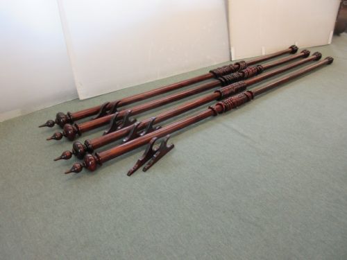 4 X 9' Curtain Poles