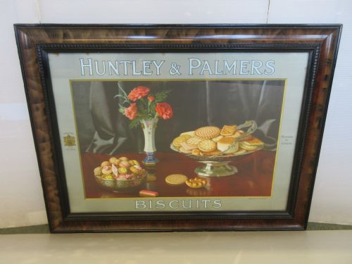Huntley & Palmers Biscuit Advertising Sign