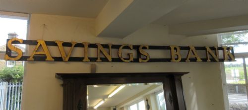 Savings Bank Sign