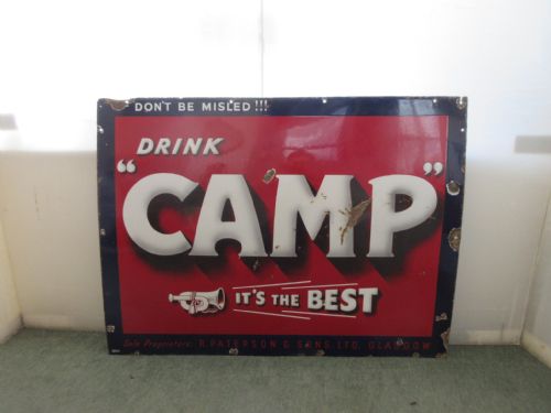 Camp Enamel Sign