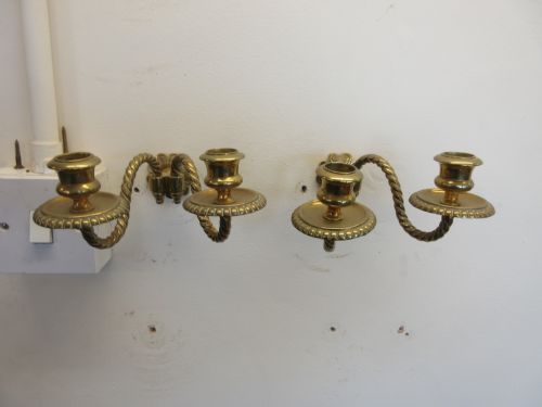 Double Candle Sconces