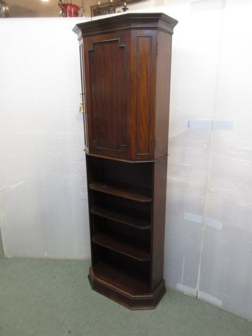 MAHOGANY CUPBOARD BOOKSHELF - ADDITIONAL PHOTO 1
