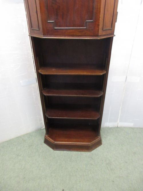 MAHOGANY CUPBOARD BOOKSHELF - ADDITIONAL PHOTO 3